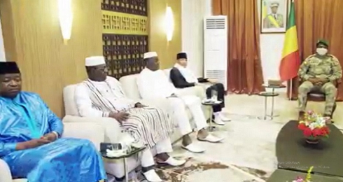 Le Directeur général reçu en audience par le Président de la Transition du Mali